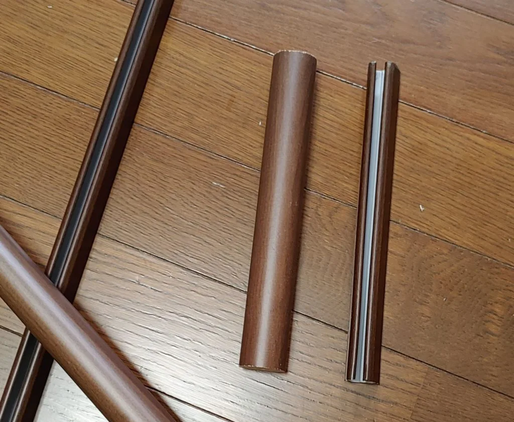 カーテンレールの切断